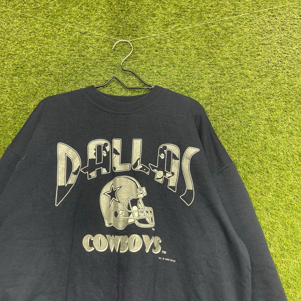 Vintage Dallas Cowboys Nutmeg Sweatshirt Mens XL Crewneck 1993 Blue 90s